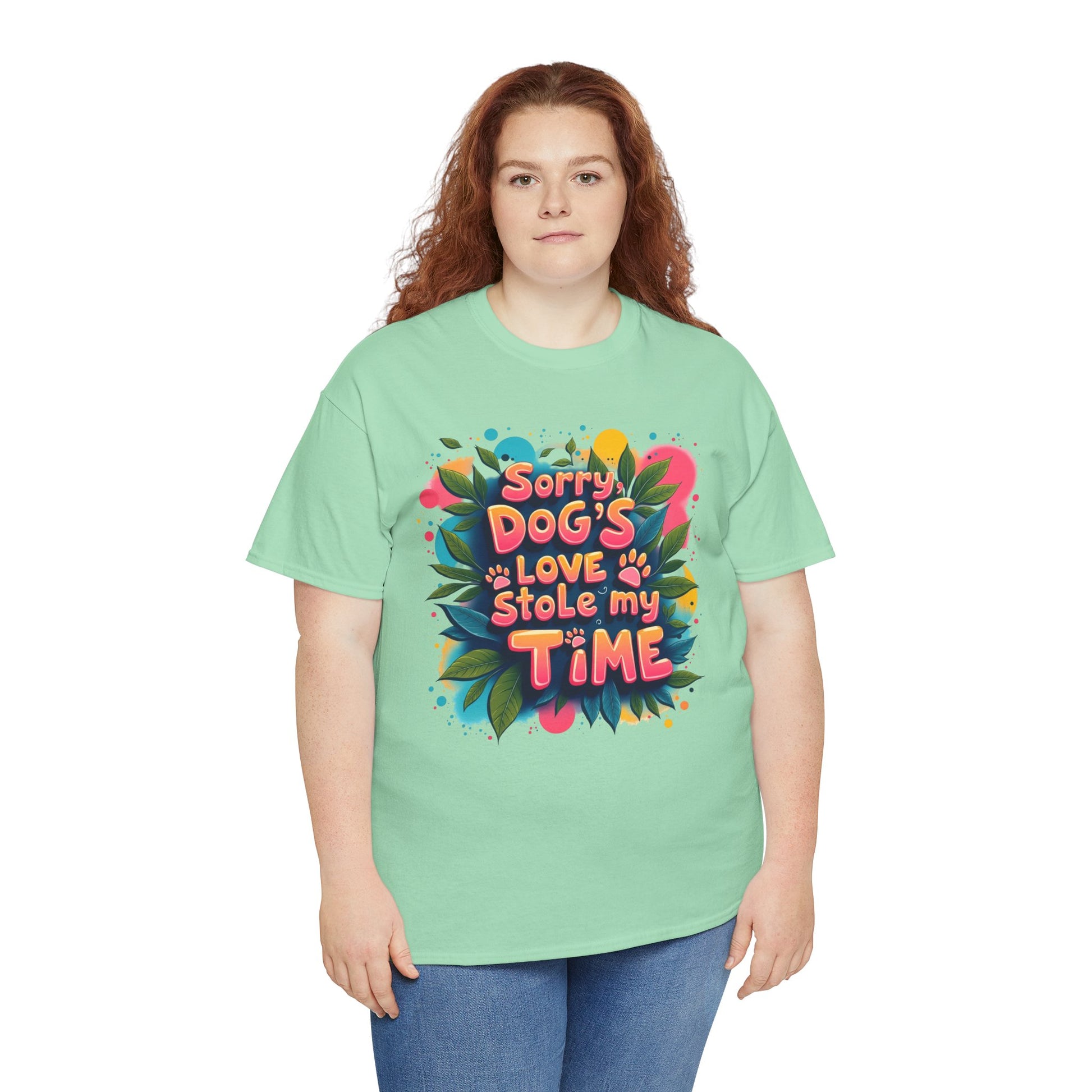 Dog Love Unisex Tee - Sorry Dog's Love Stole My Time