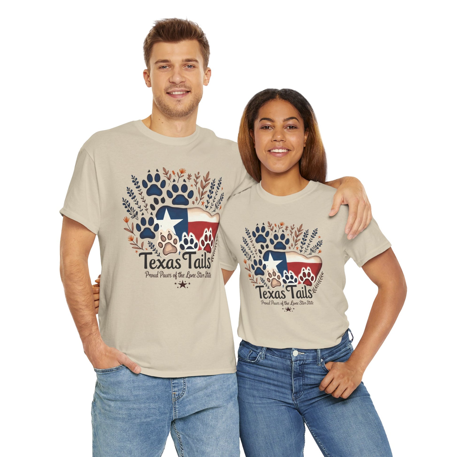 Texas Tails Proud Paws Tee