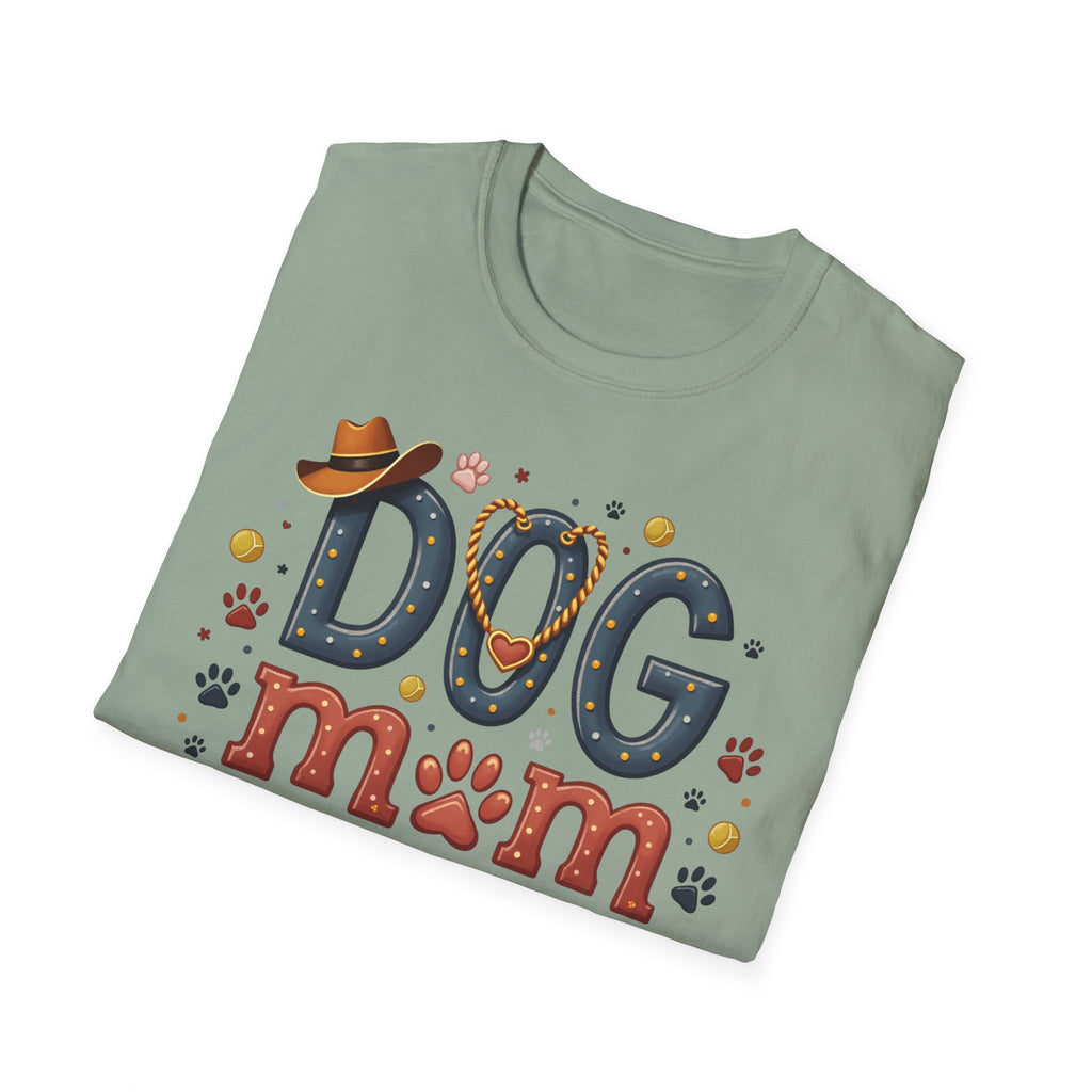 Texas Dog Mom T-Shirt with Texas Map Design