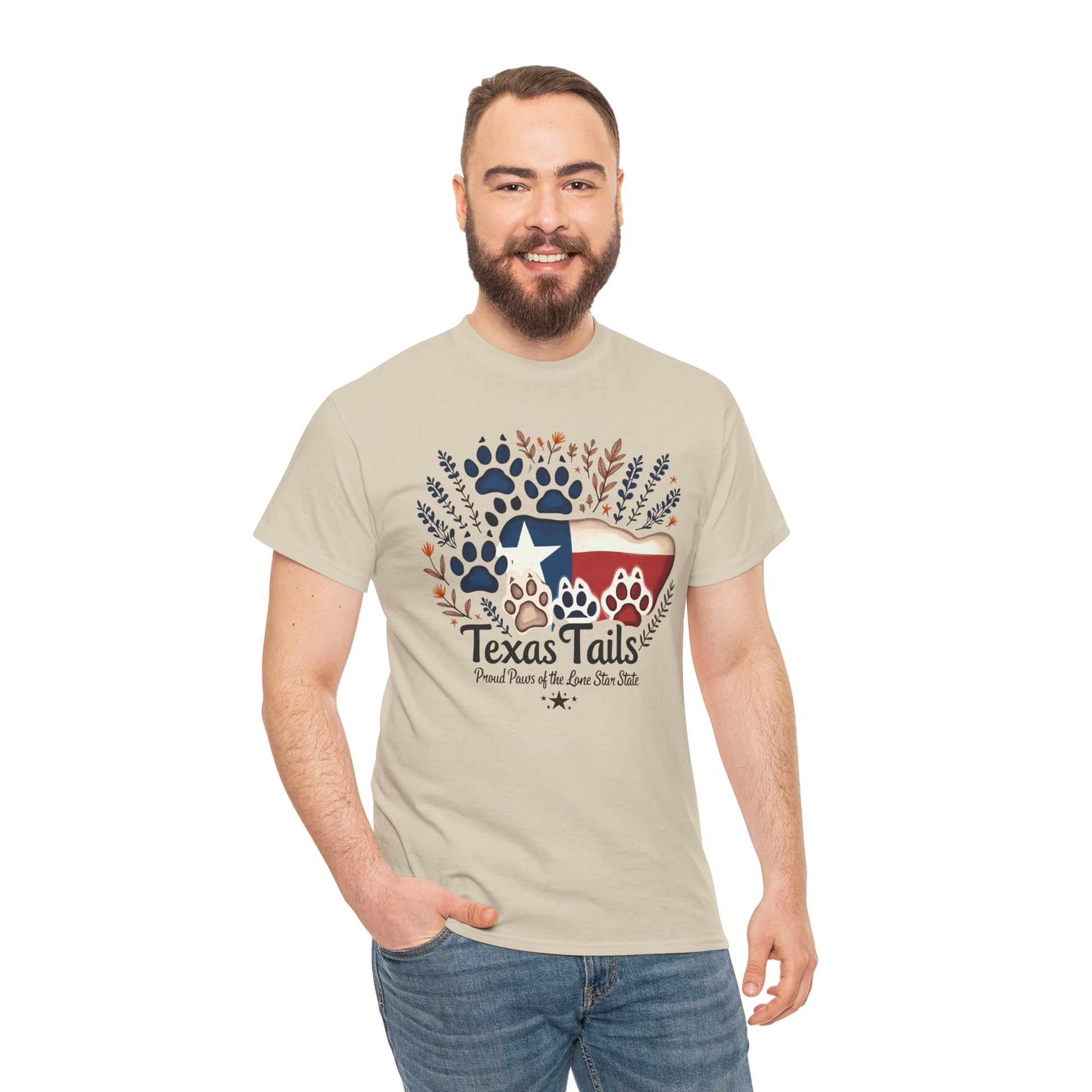 Texas Tails Proud Paws Tee