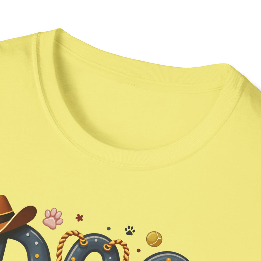 Texas Dog Mom T-Shirt with Texas Map Design