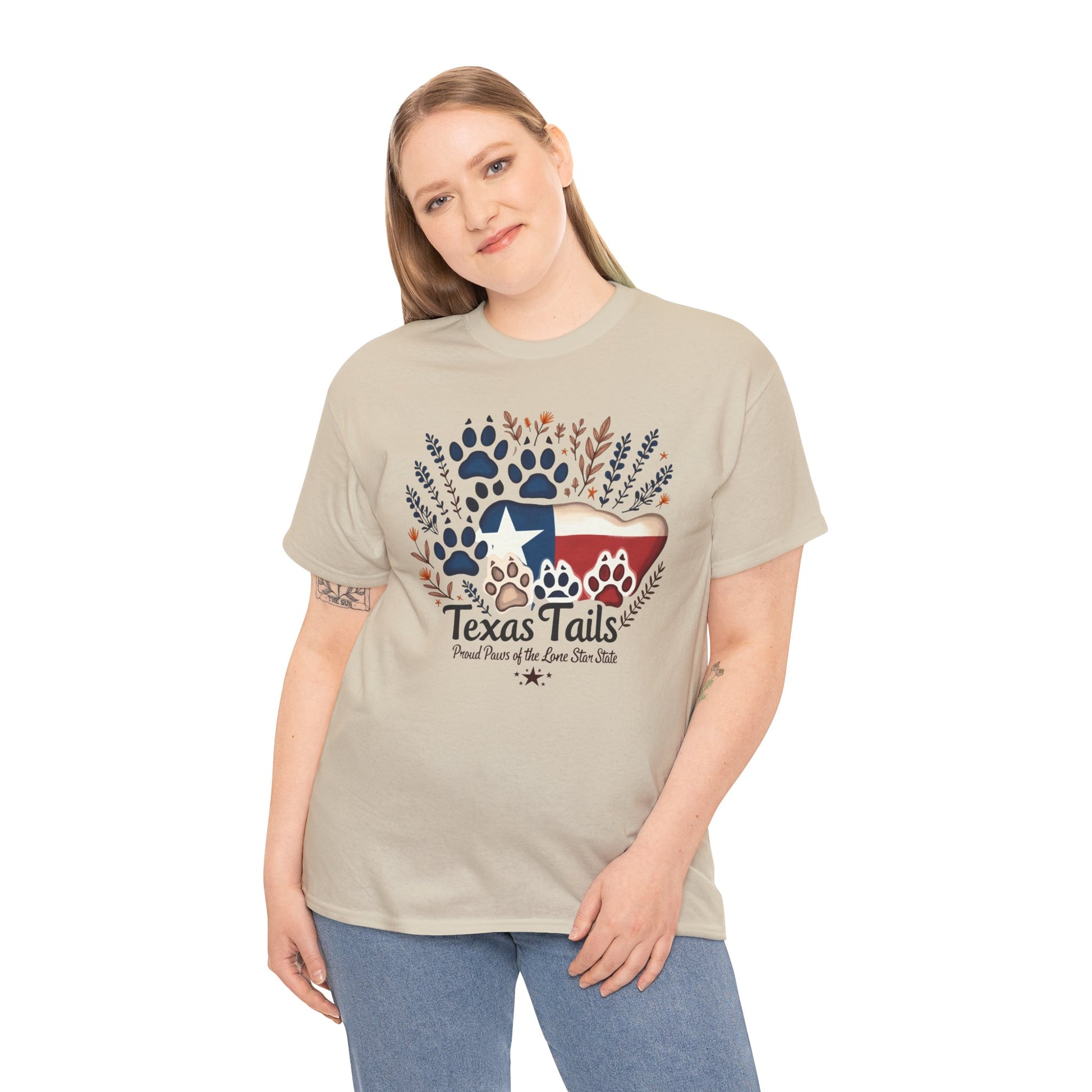 Texas Tails Proud Paws Tee