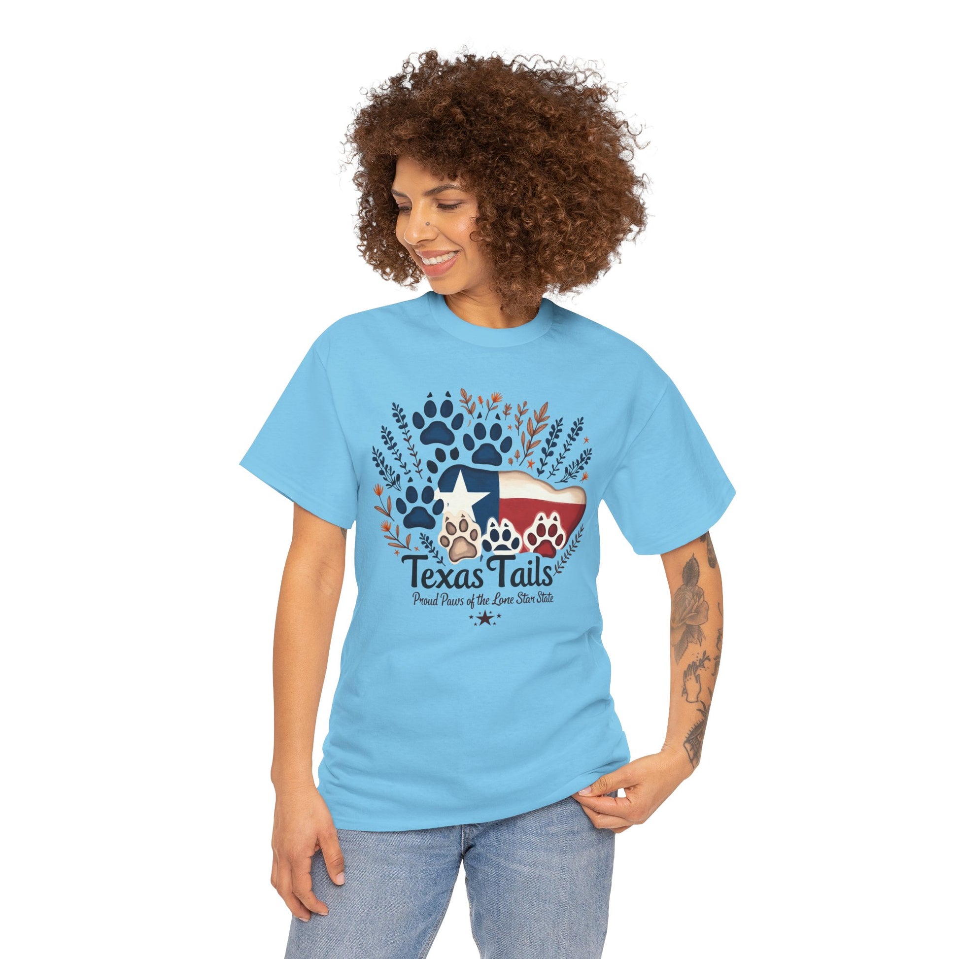 Texas Tails Proud Paws Tee