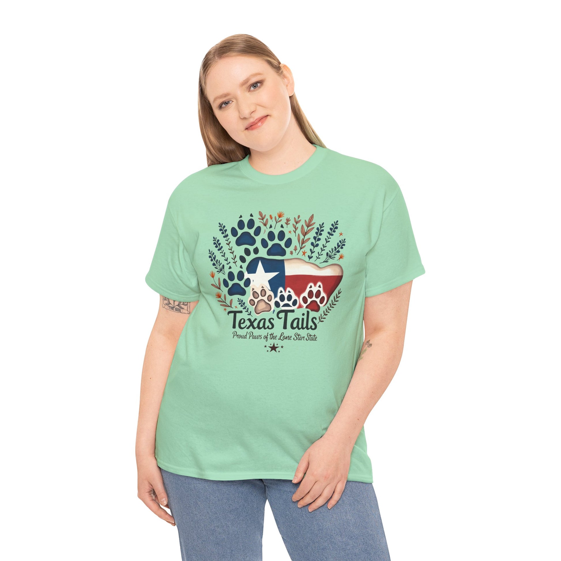 Texas Tails Proud Paws Tee