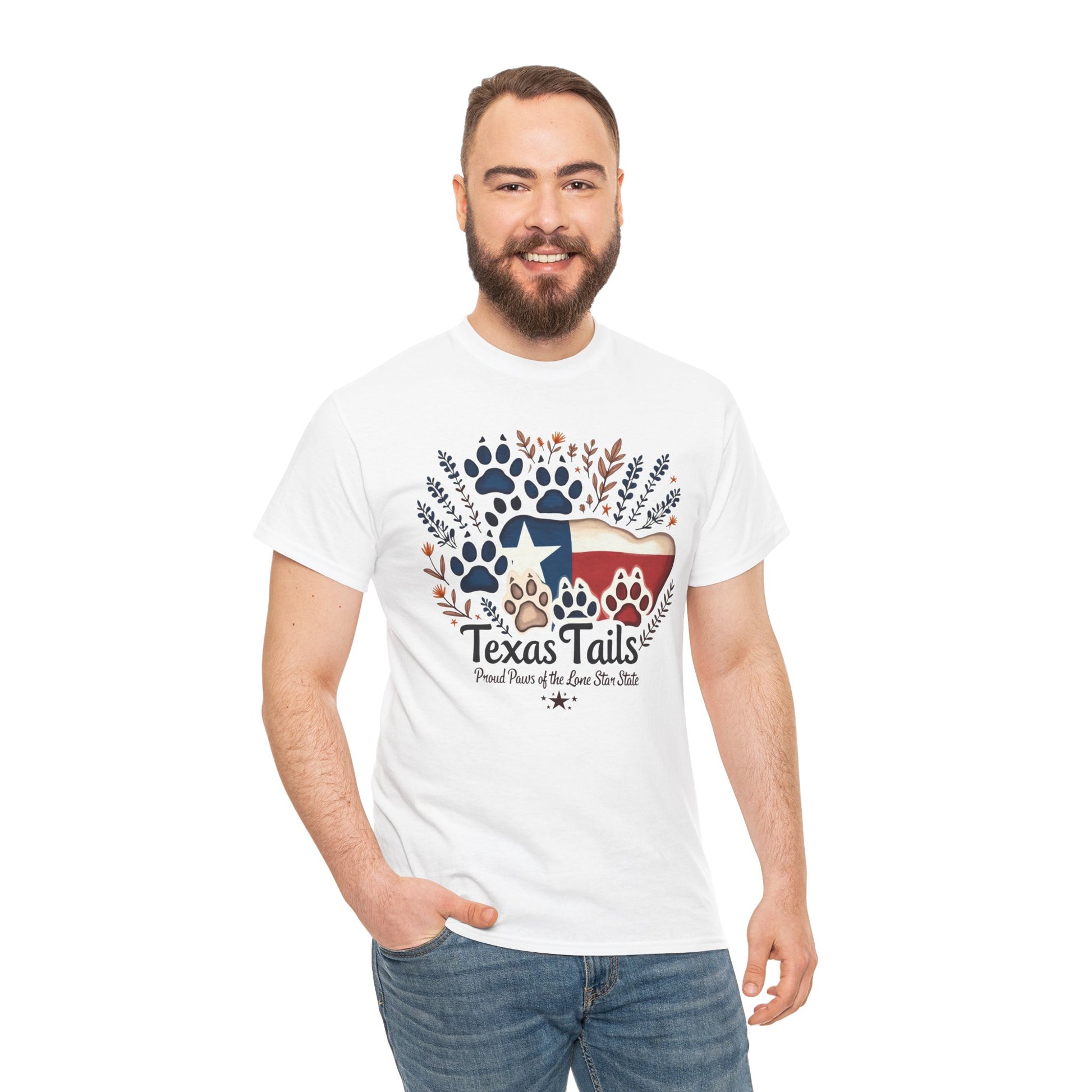 Texas Tails Proud Paws Tee
