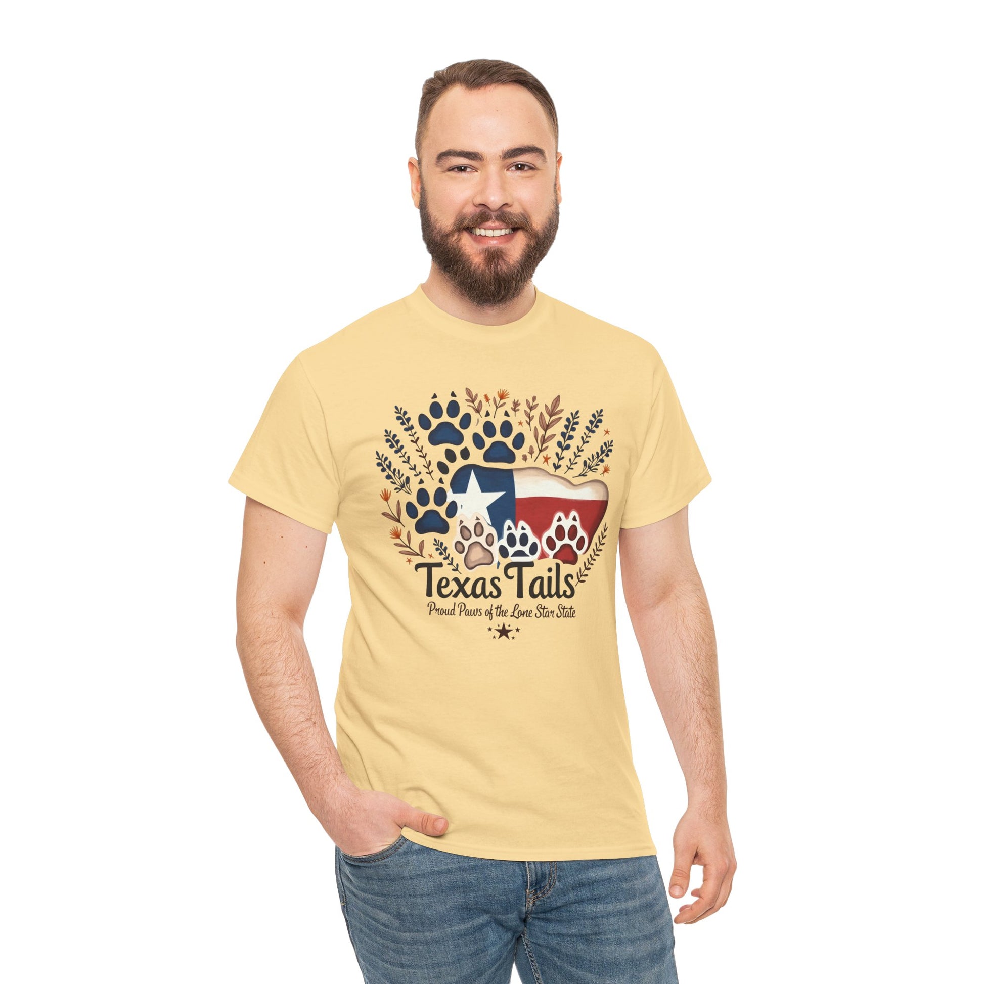 Texas Tails Proud Paws Tee