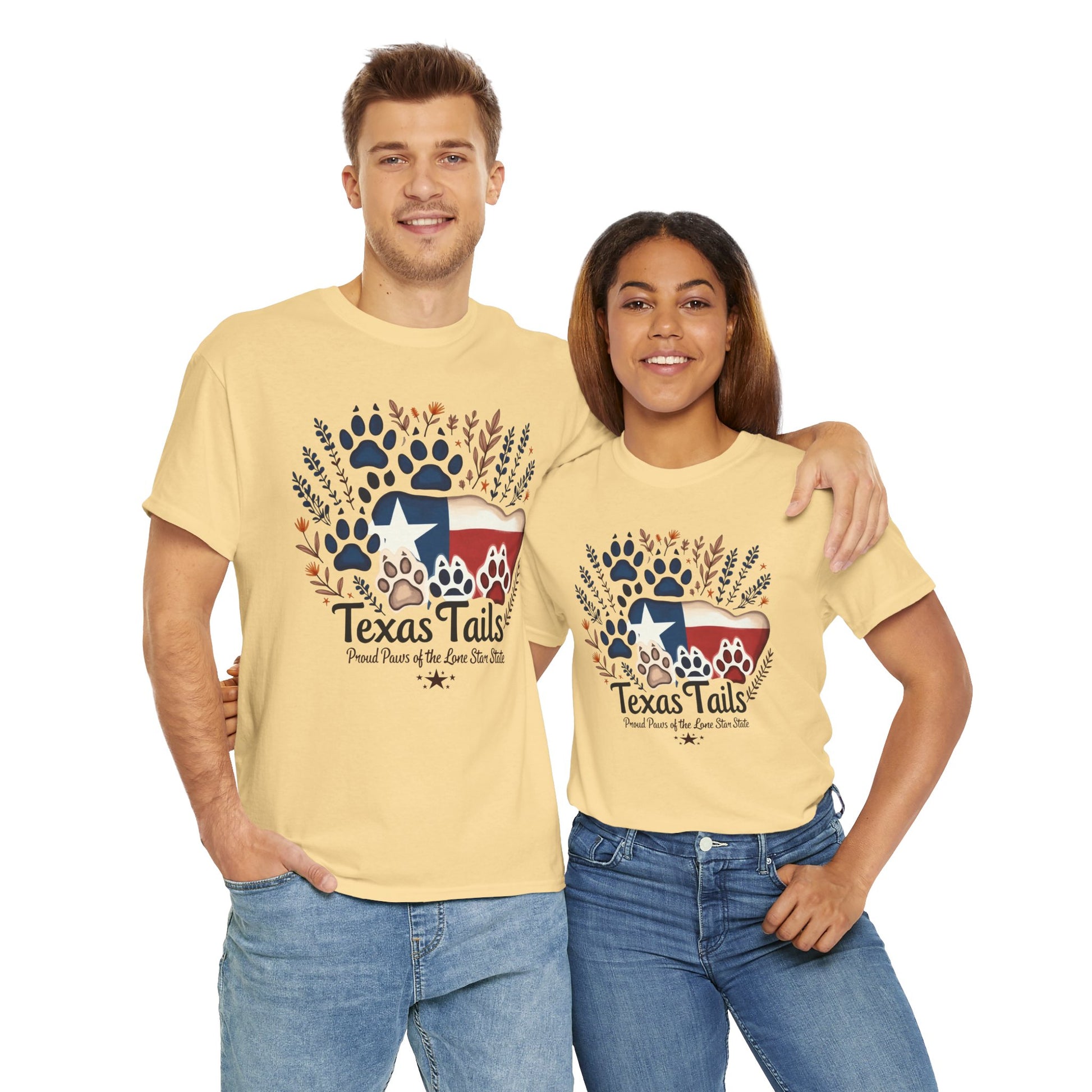 Texas Tails Proud Paws Tee