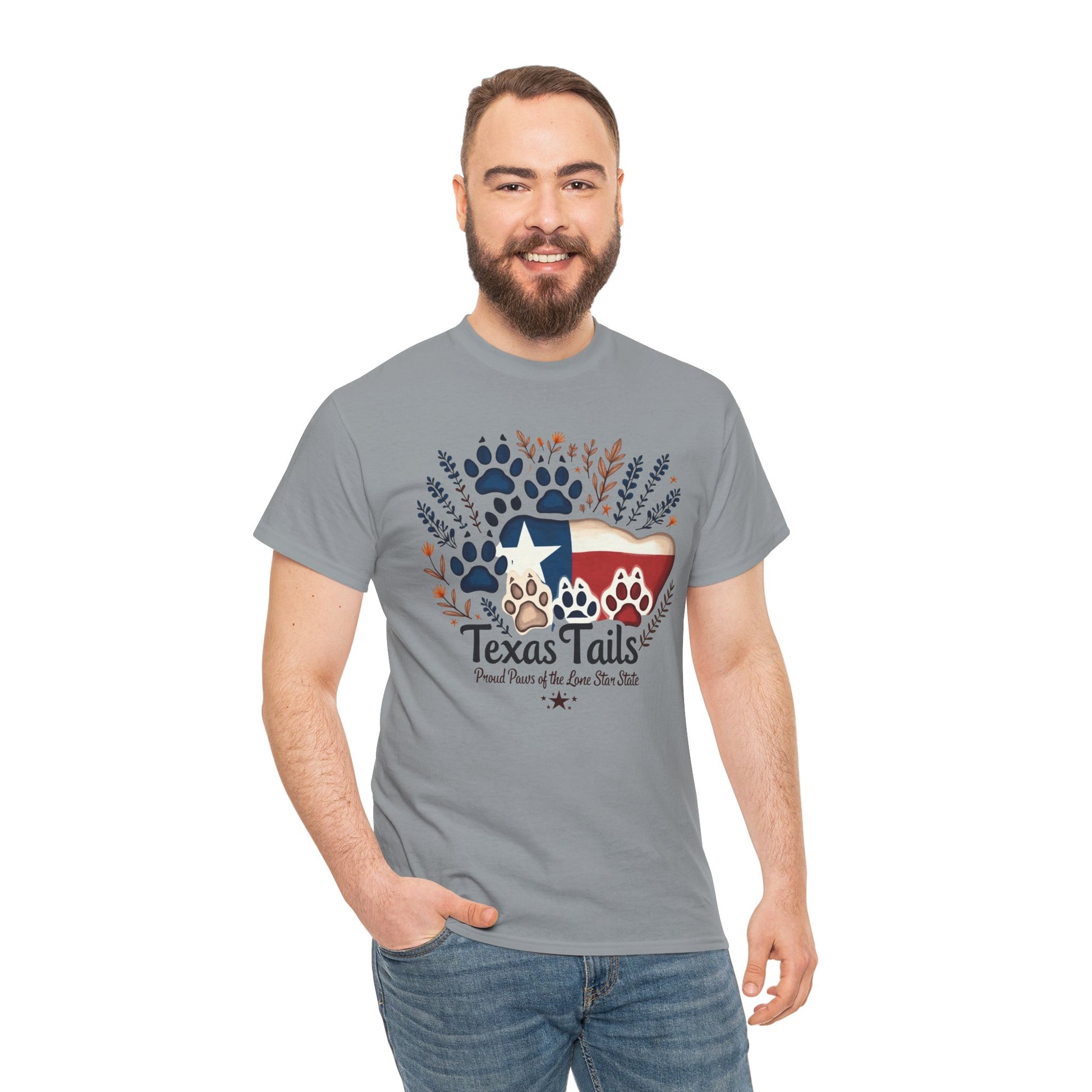 Texas Tails Proud Paws Tee