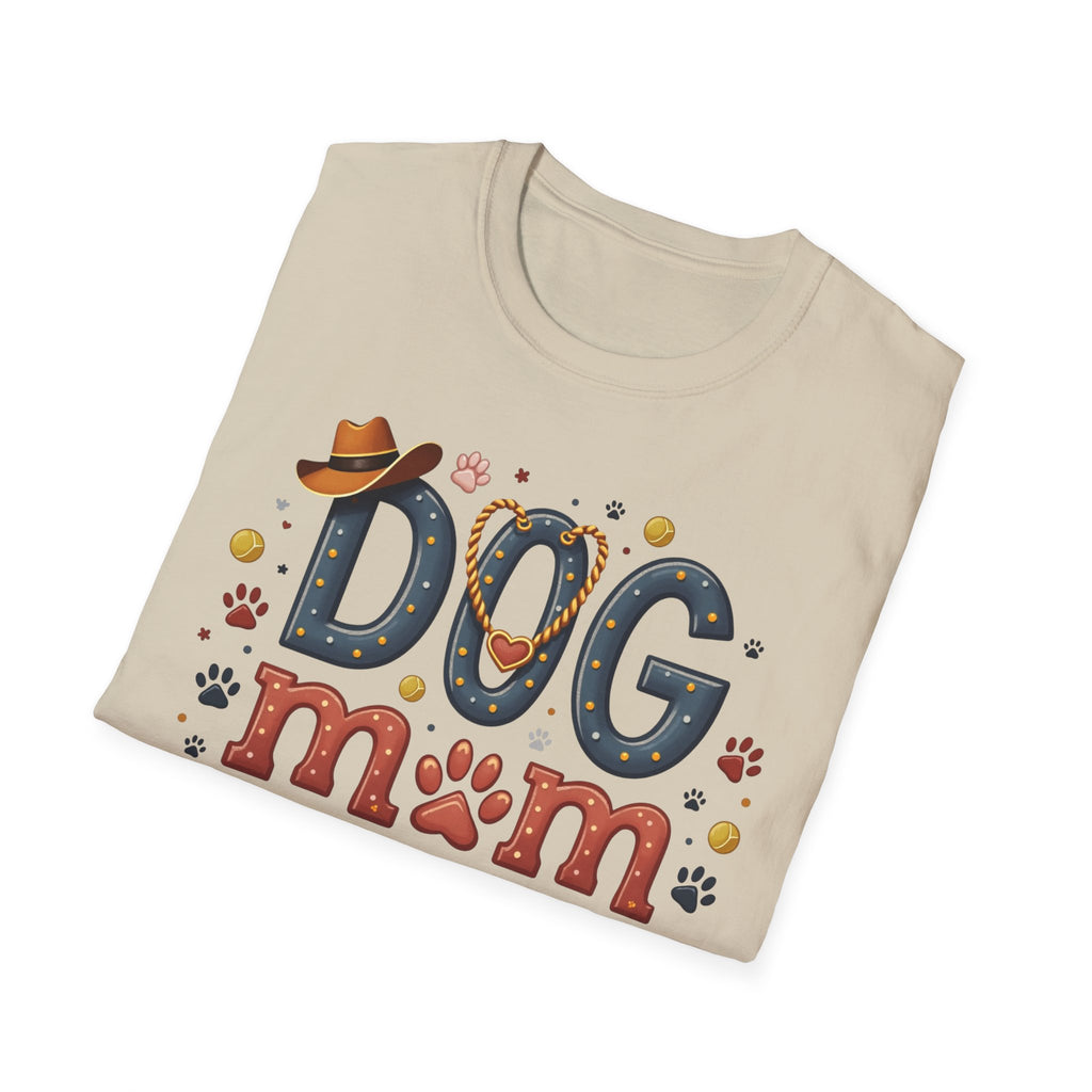 Texas Dog Mom T-Shirt with Texas Map Design