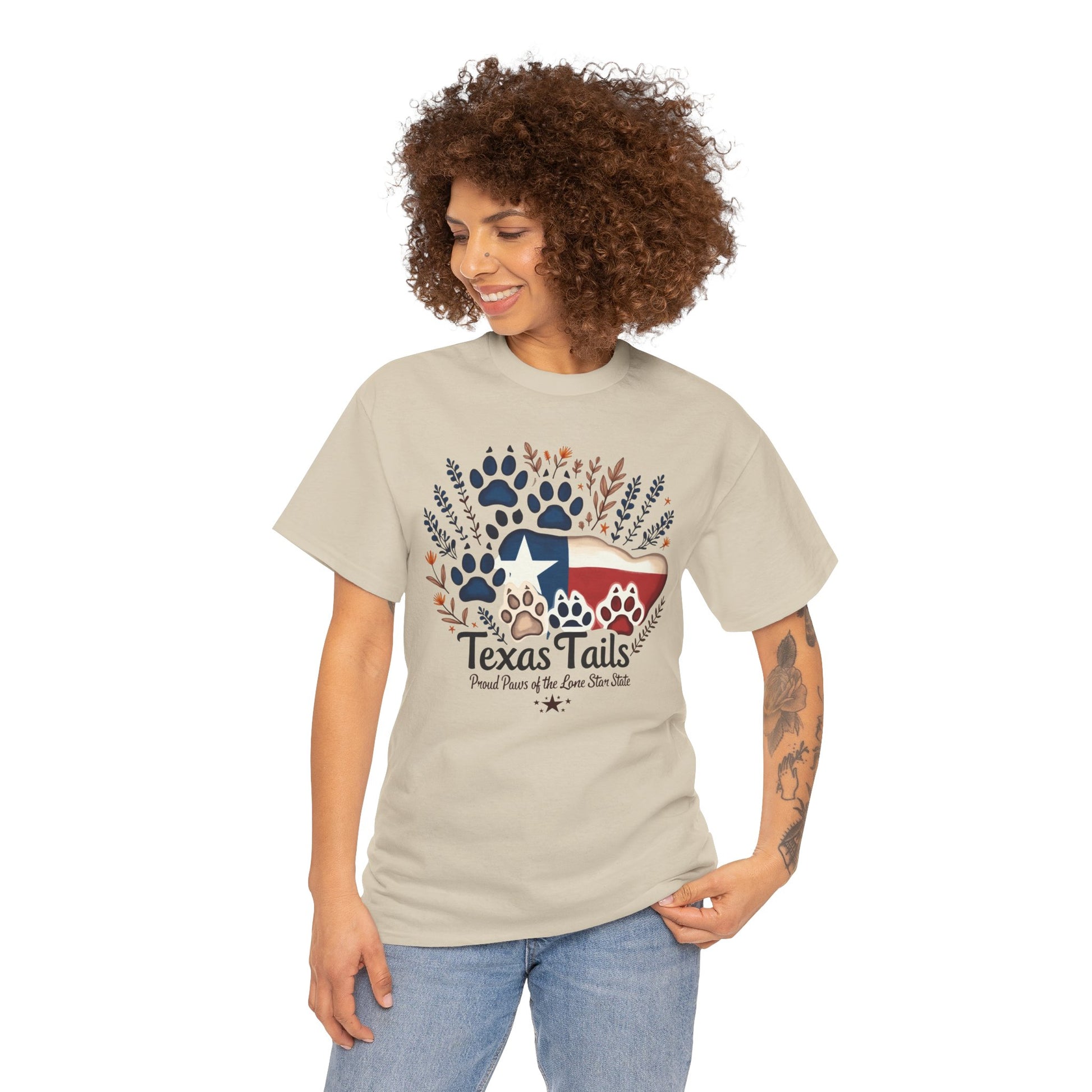Texas Tails Proud Paws Tee