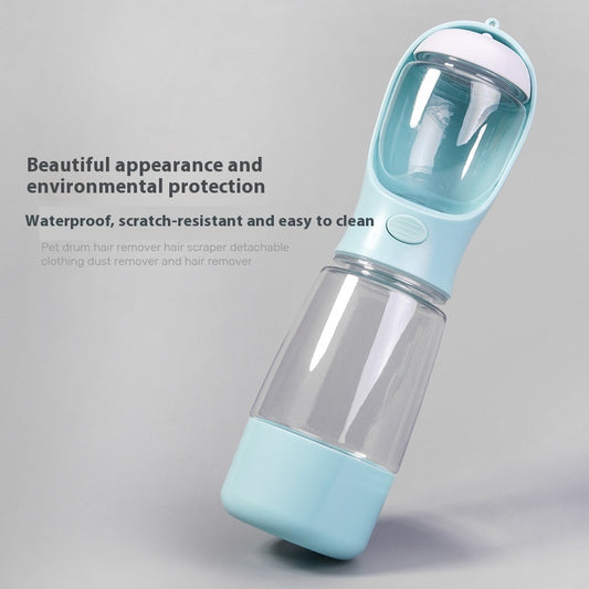 "3-IN-1 Portable Dog Walking Cup with Water, Poop Bag and Food Compartments for Cats and Dogs