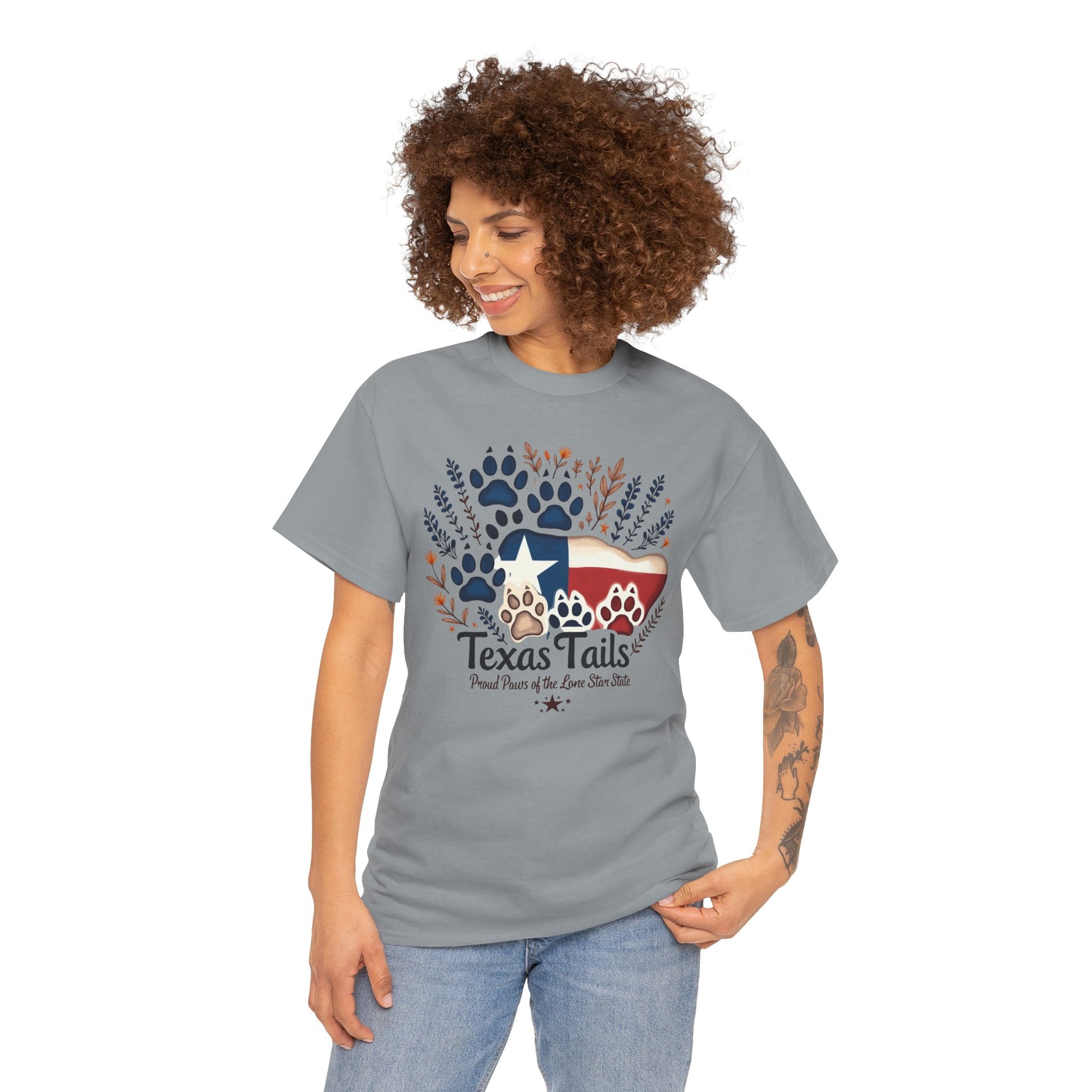 Texas Tails Proud Paws Tee