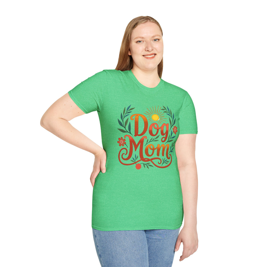 Dog Mom T-Shirt with Summer Vibe