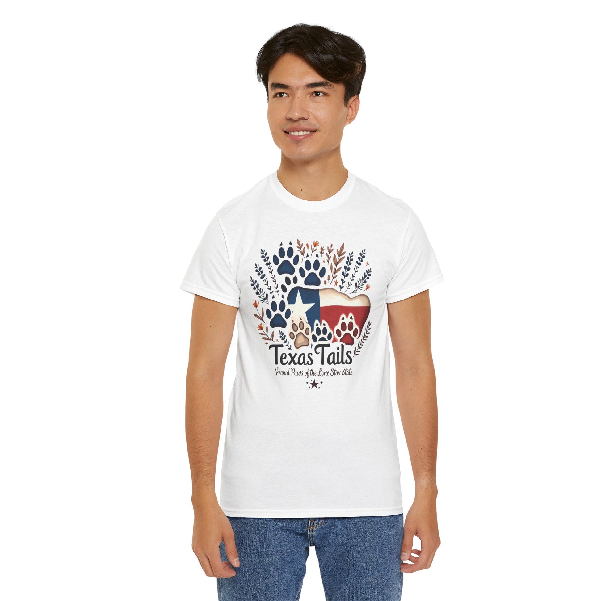 Texas Tails Proud Paws Tee