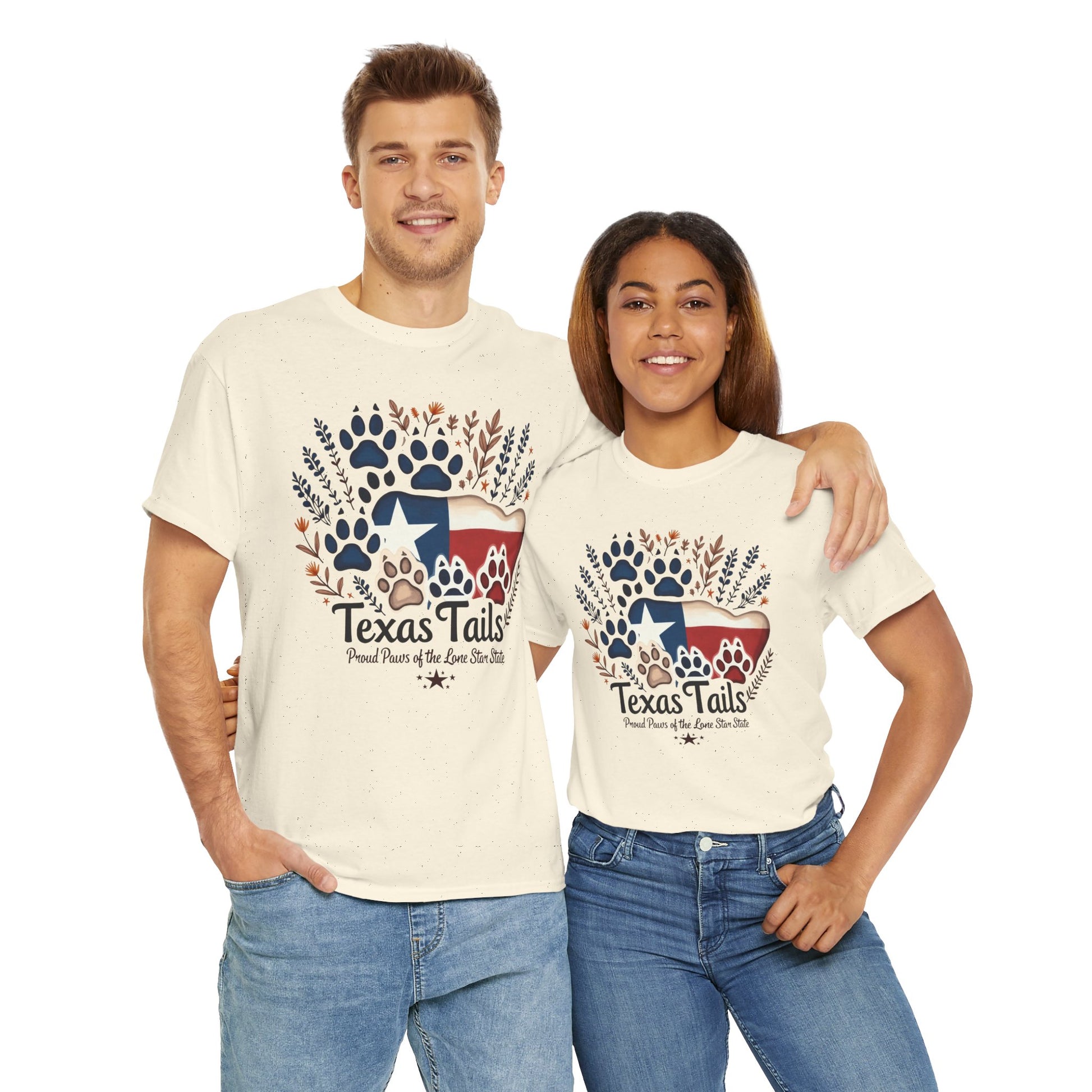 Texas Tails Proud Paws Tee
