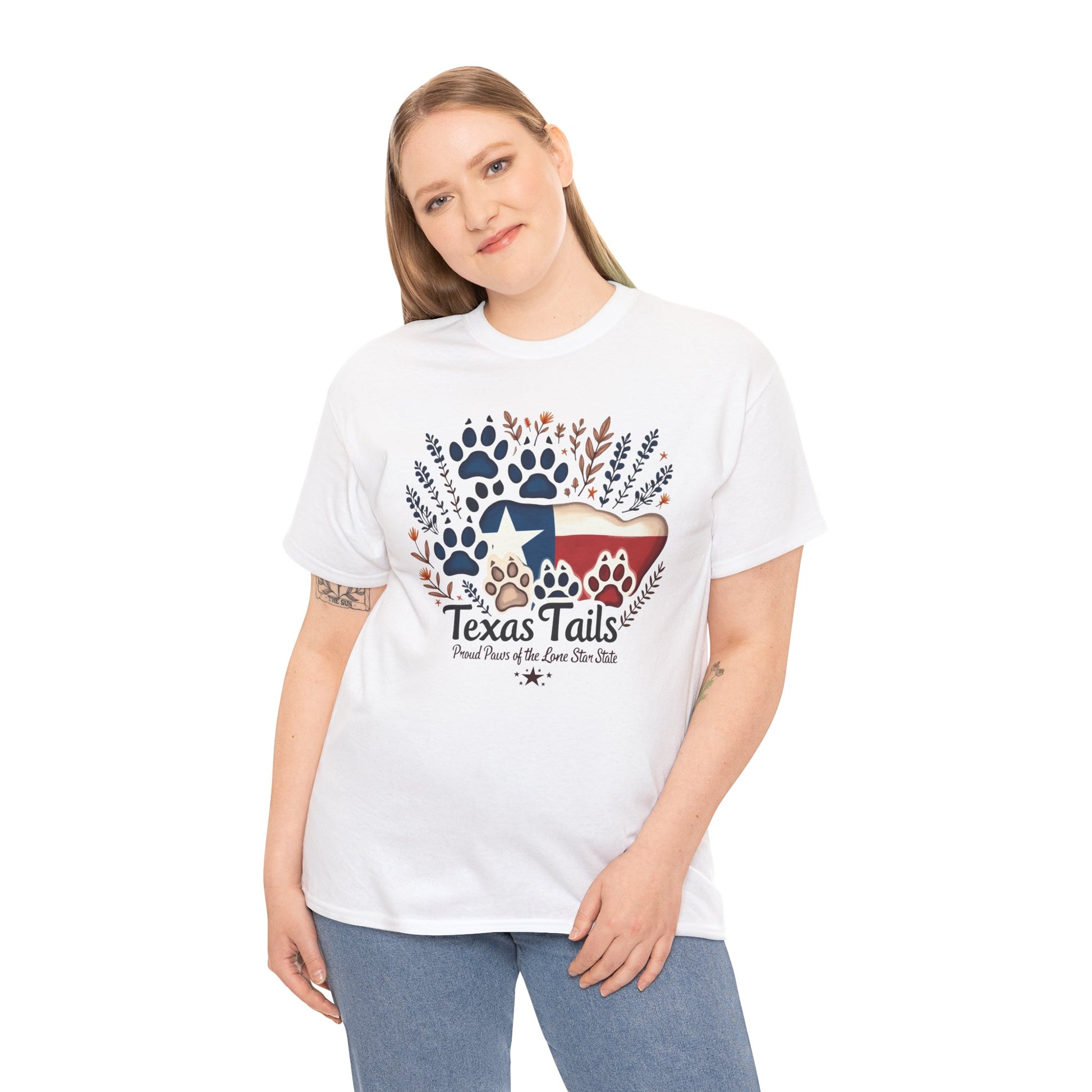Texas Tails Proud Paws Tee