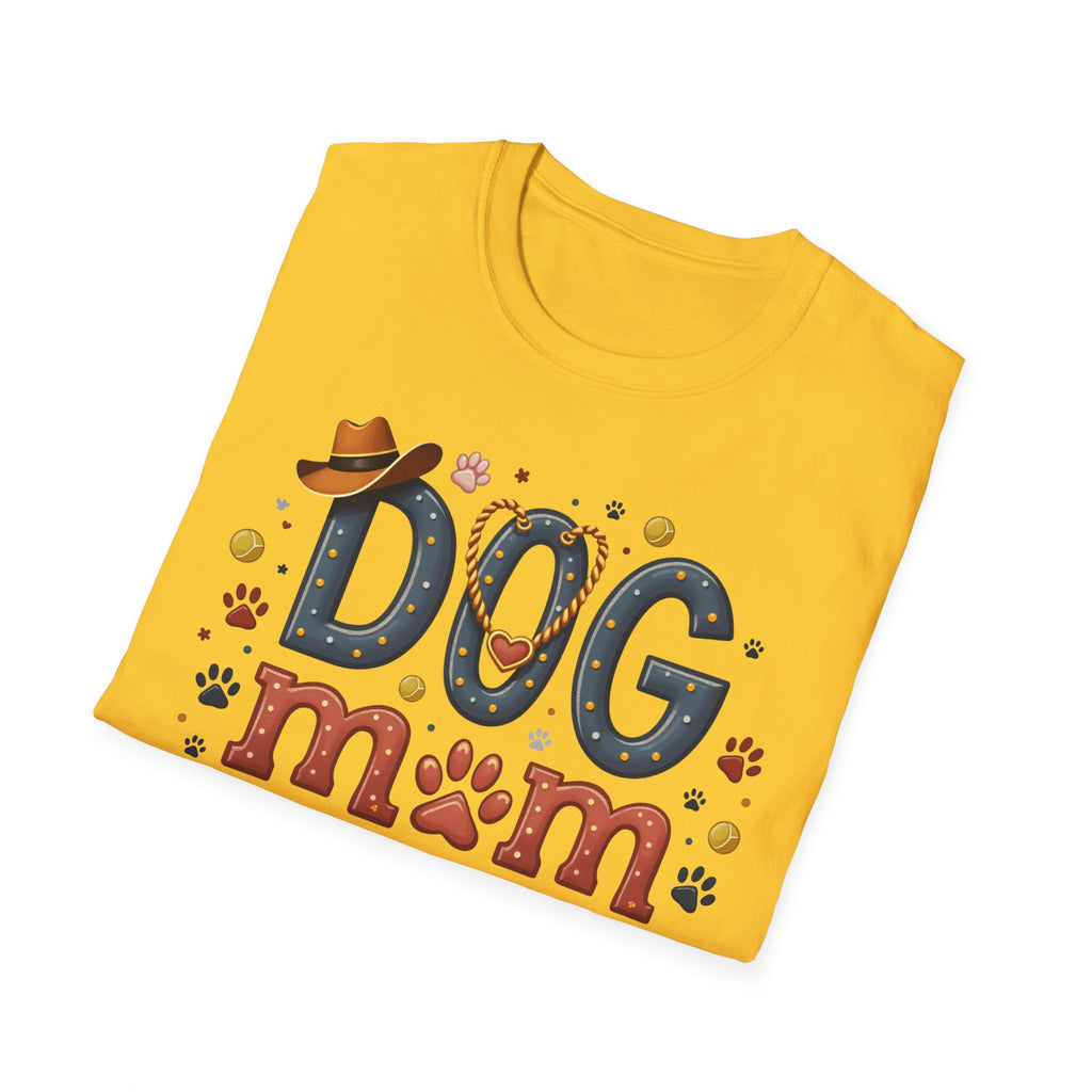 Texas Dog Mom T-Shirt with Texas Map Design