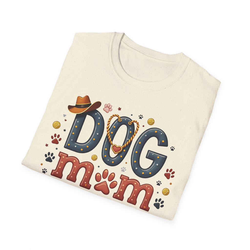 Texas Dog Mom T-Shirt with Texas Map Design