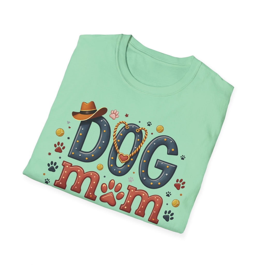 Texas Dog Mom T-Shirt with Texas Map Design