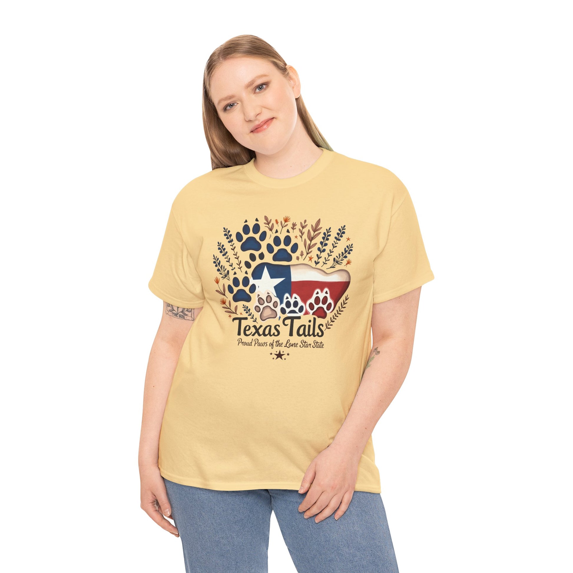 Texas Tails Proud Paws Tee