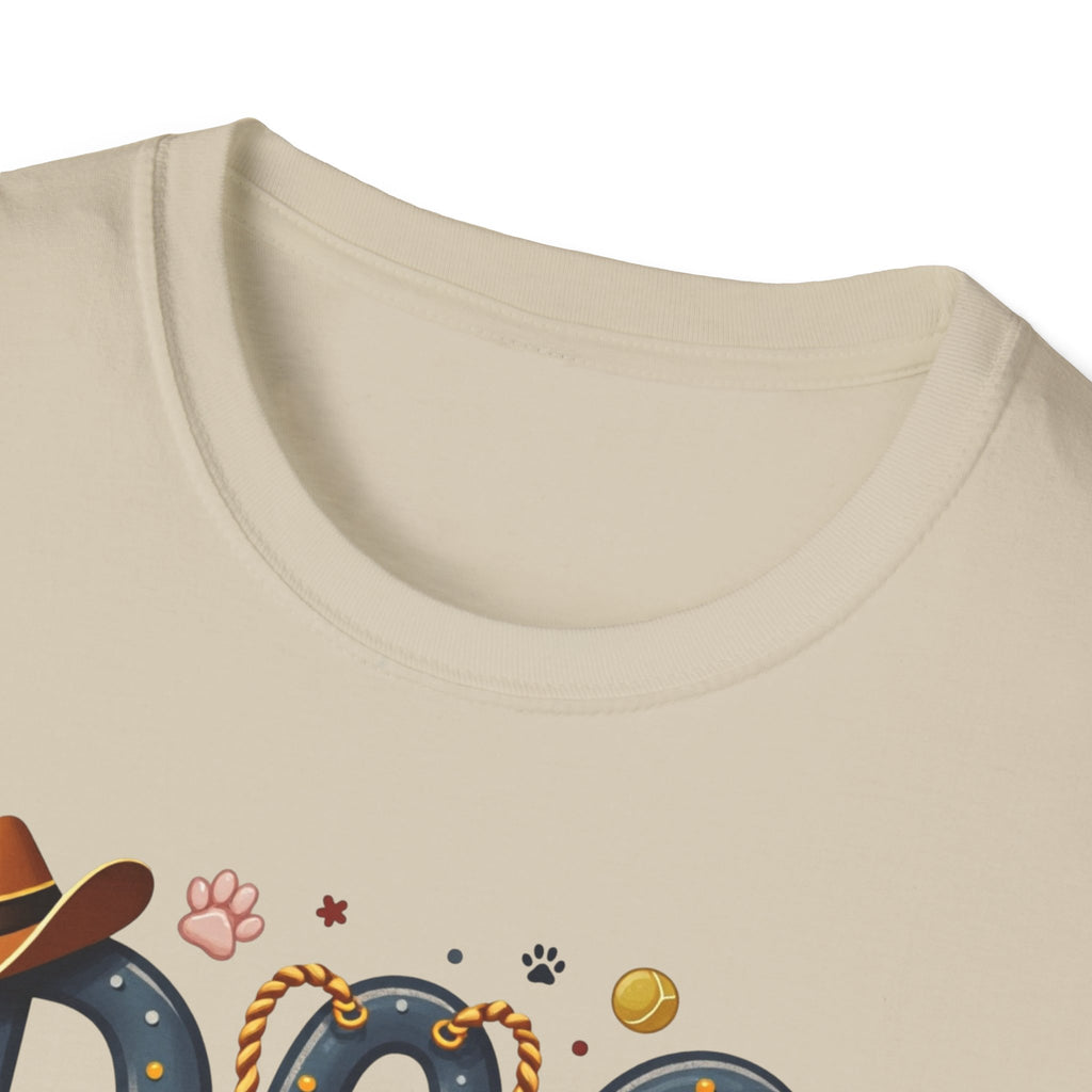 Texas Dog Mom T-Shirt with Texas Map Design