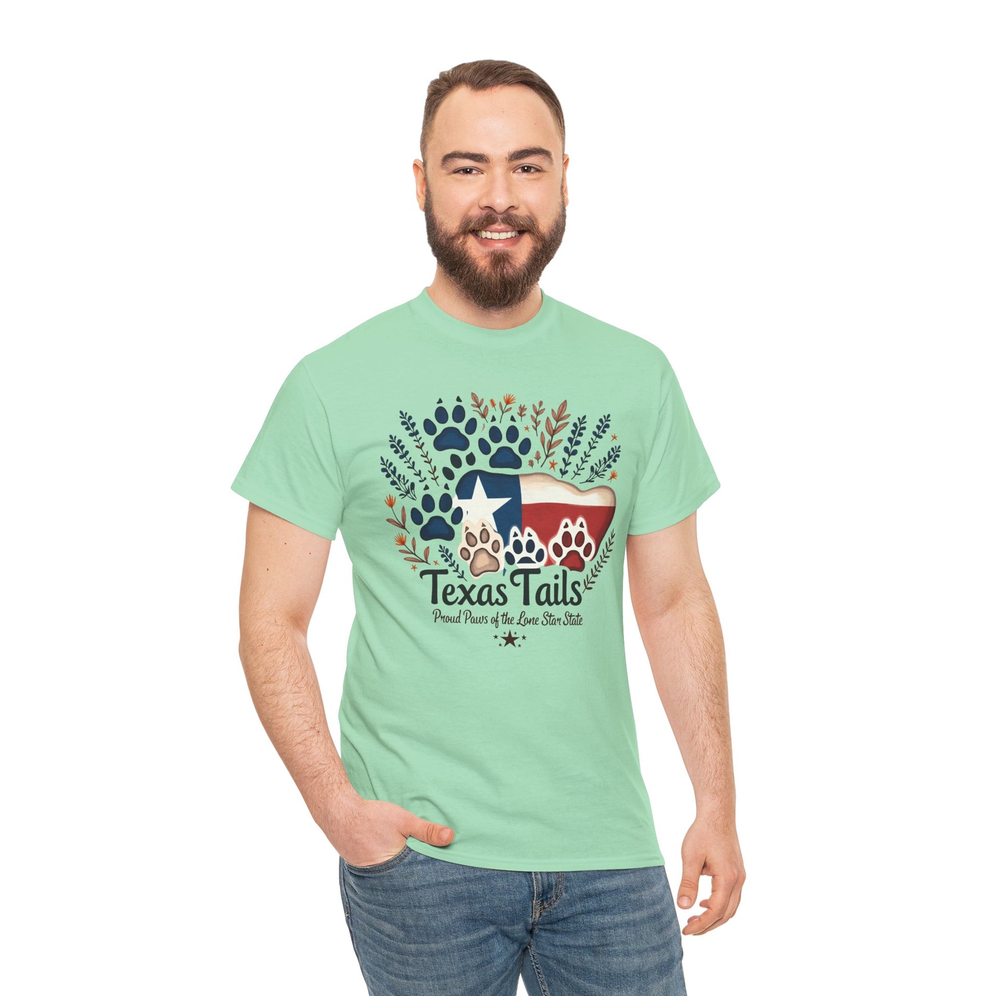 Texas Tails Proud Paws Tee