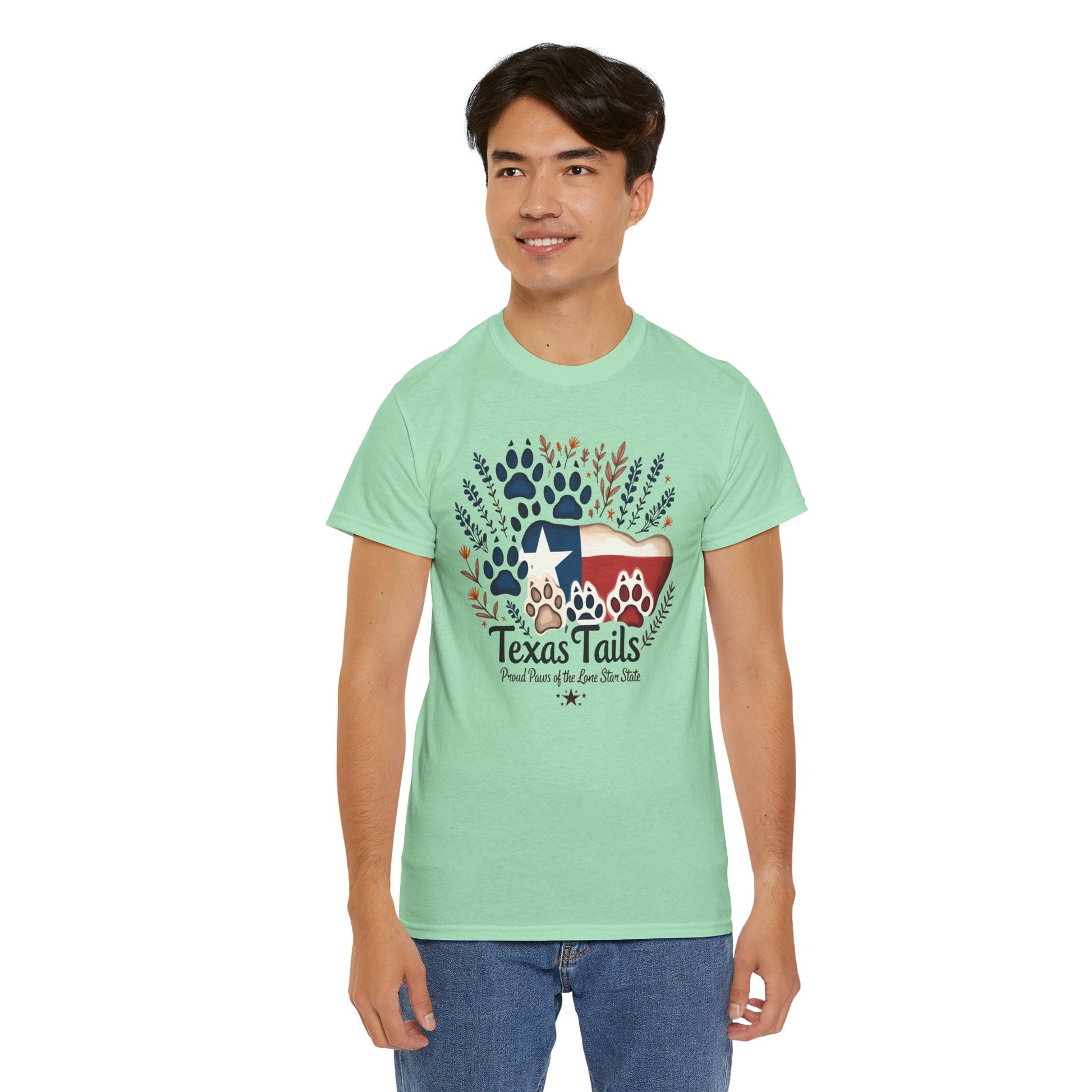 Texas Tails Proud Paws Tee