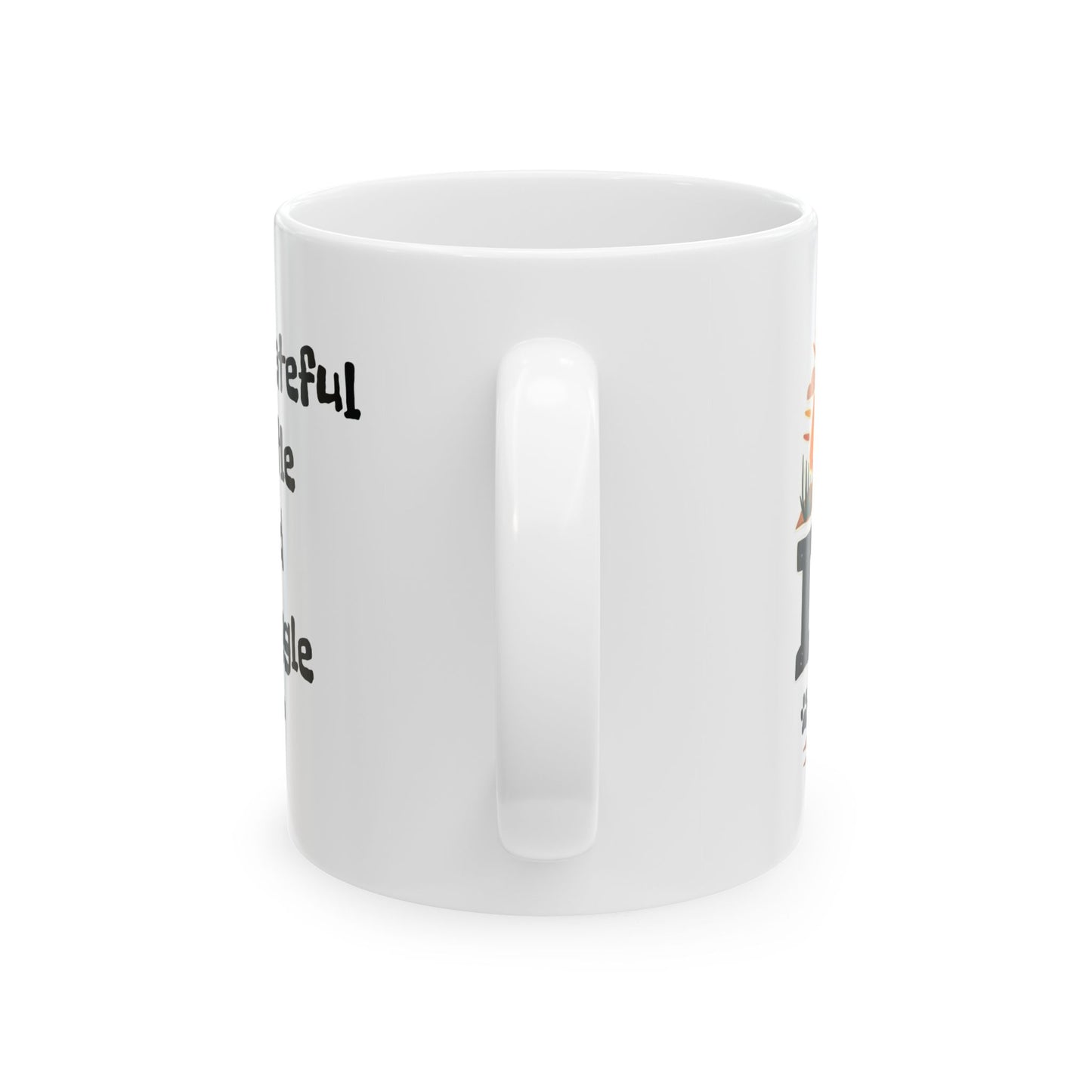 Dog Dad Ceramic Mug (11oz, 15oz) - Fresh, Bold & Unforgettable Style Sunrise Vibe