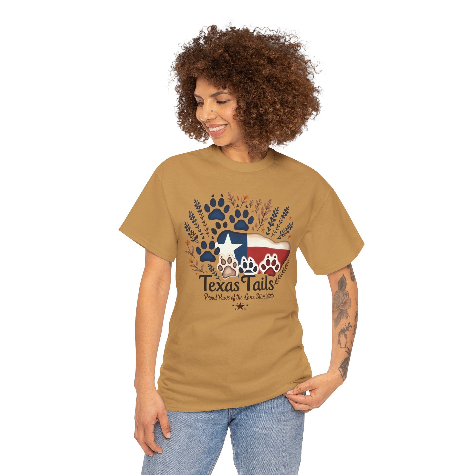 Texas Tails Proud Paws Tee