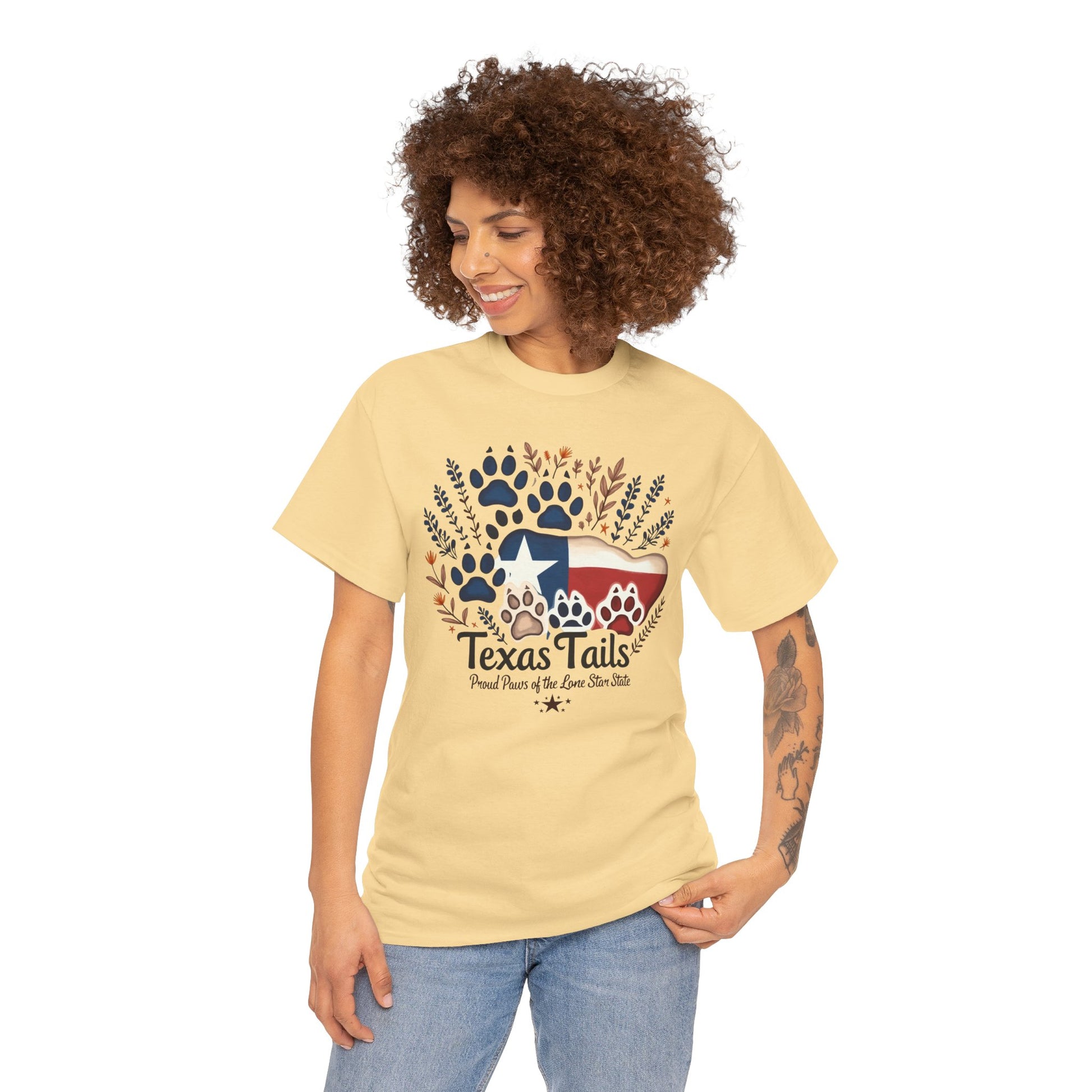 Texas Tails Proud Paws Tee