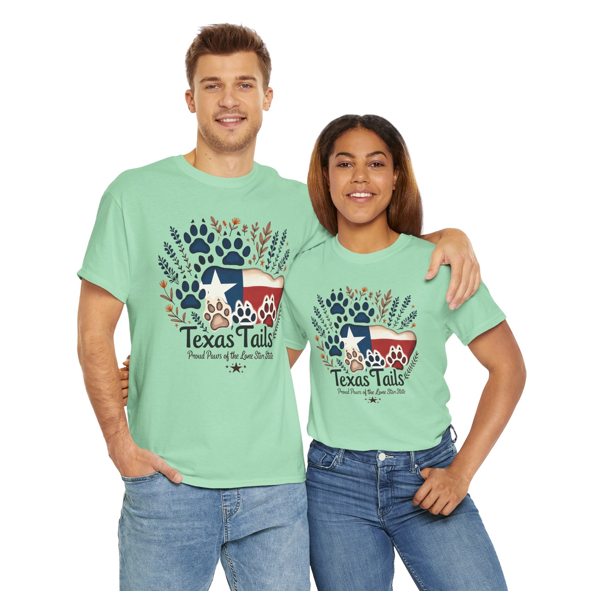 Texas Tails Proud Paws Tee