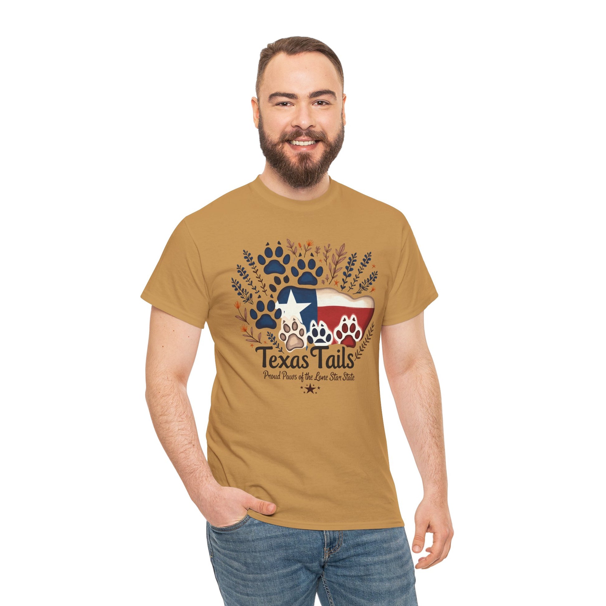 Texas Tails Proud Paws Tee