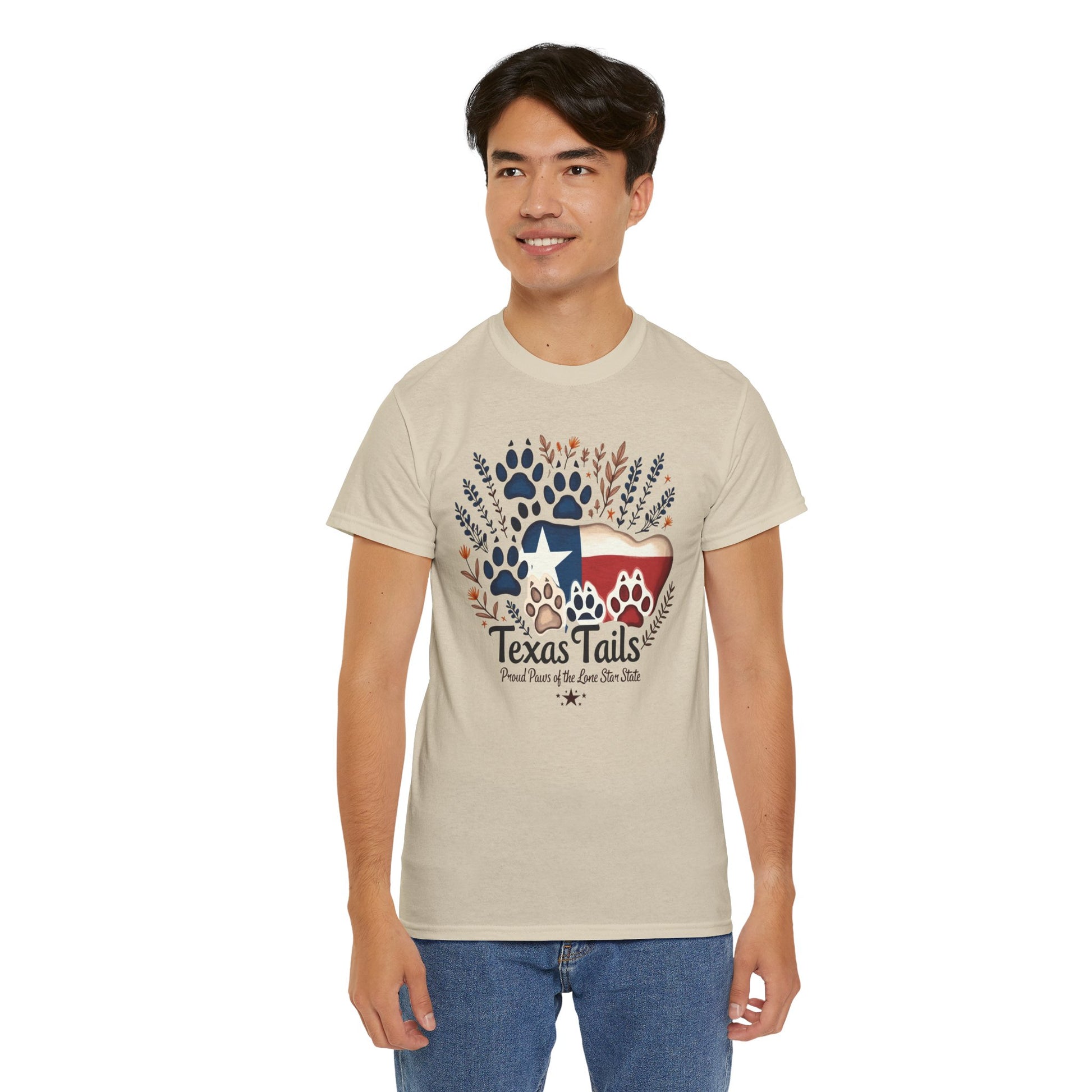 Texas Tails Proud Paws Tee