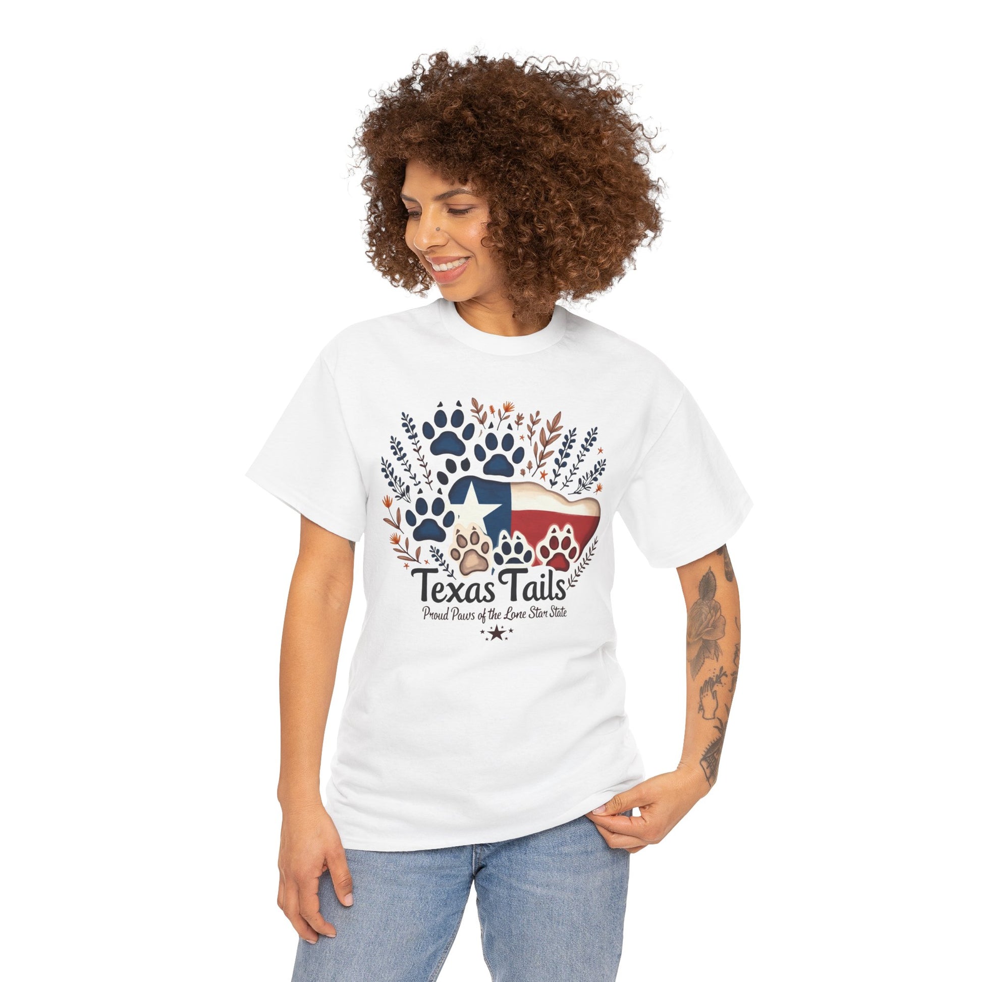 Texas Tails Proud Paws Tee