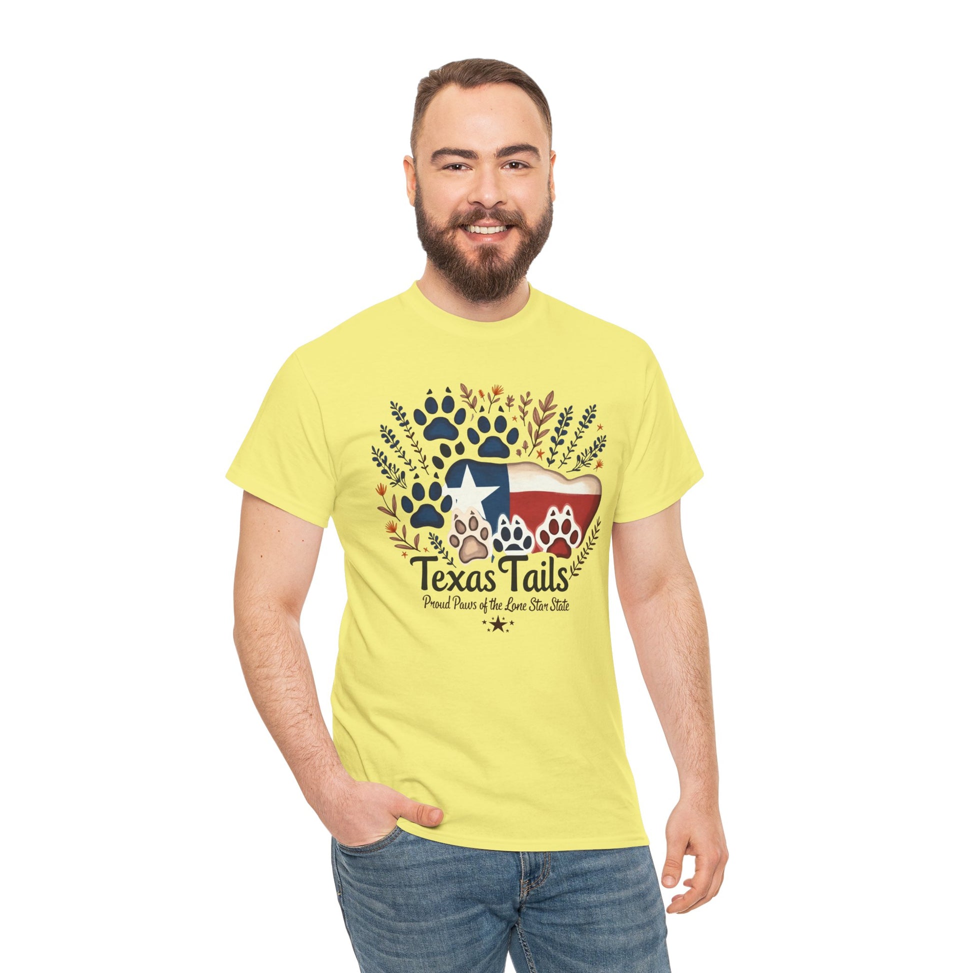 Texas Tails Proud Paws Tee