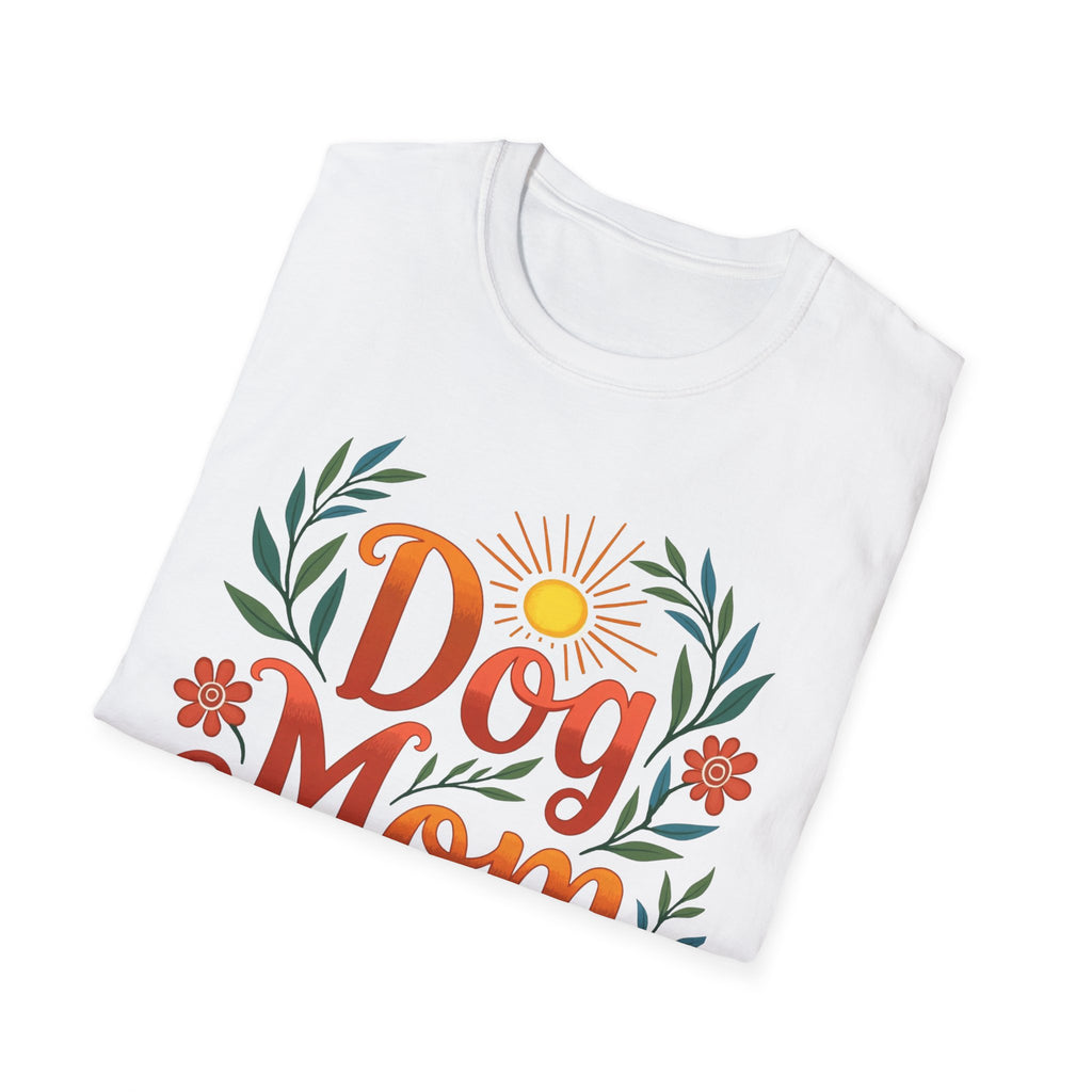 Dog Mom T-Shirt with Summer Vibe