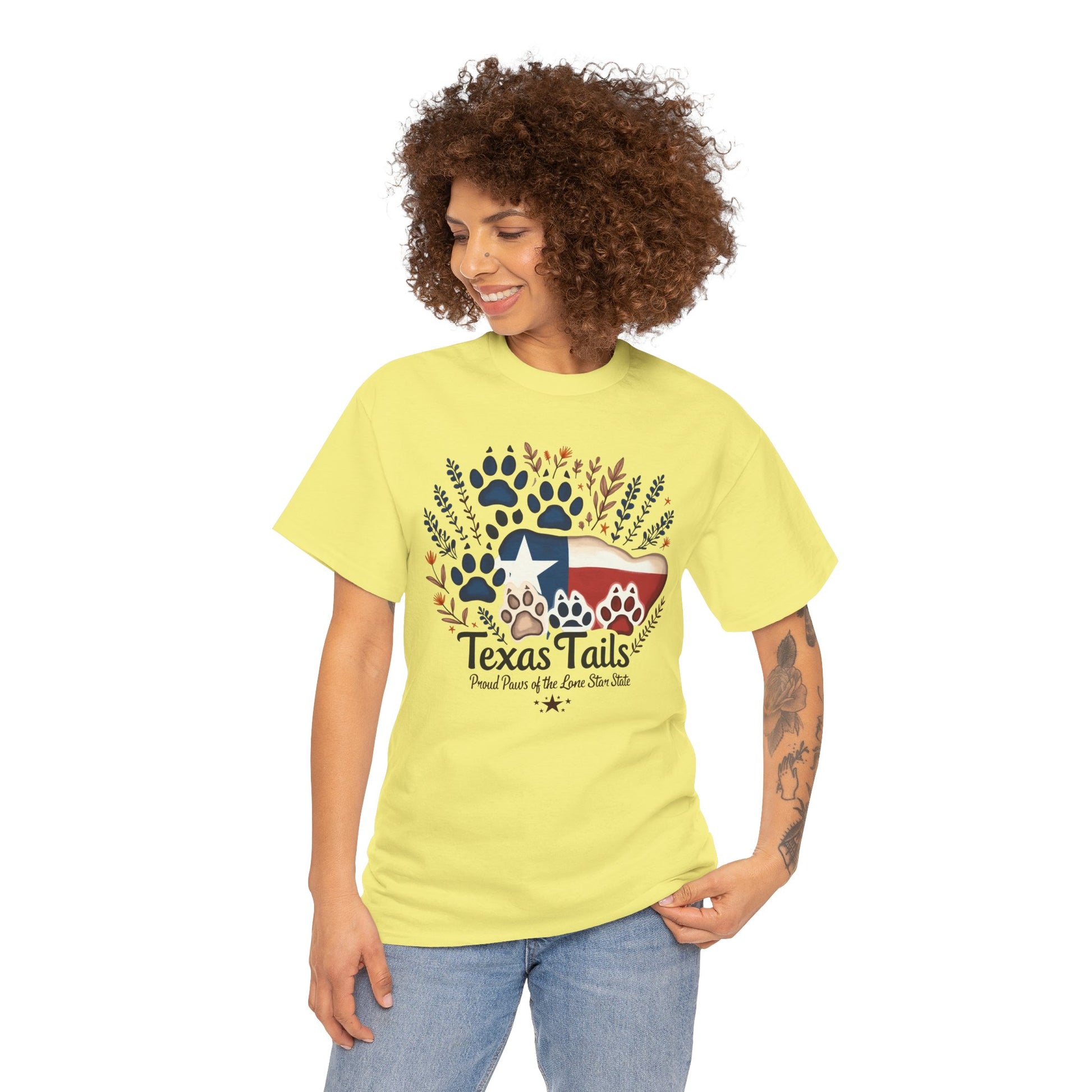 Texas Tails Proud Paws Tee