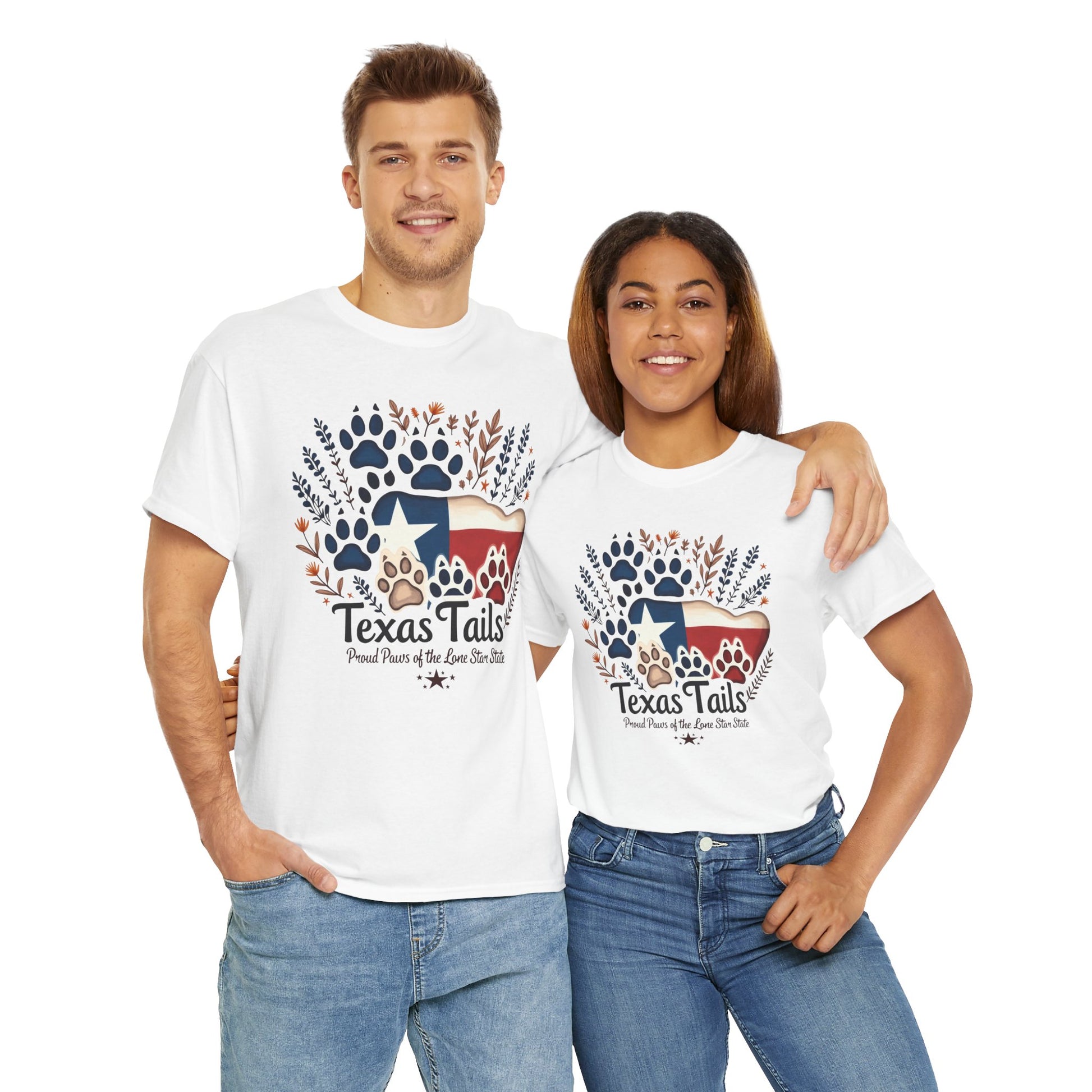 Texas Tails Proud Paws Tee