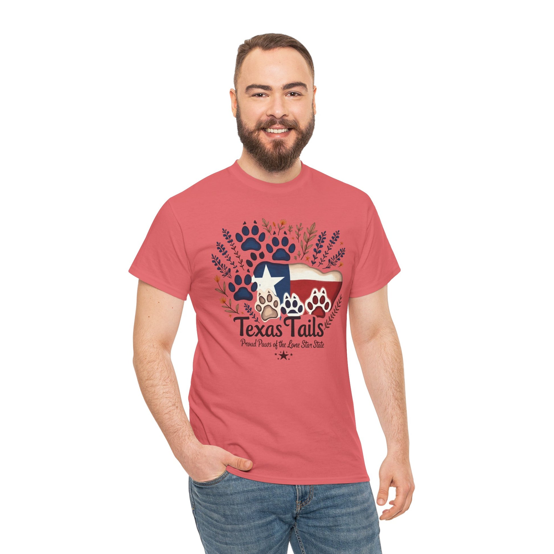 Texas Tails Proud Paws Tee