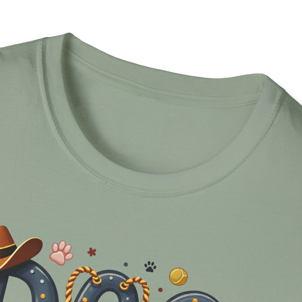 Texas Dog Mom T-Shirt with Texas Map Design